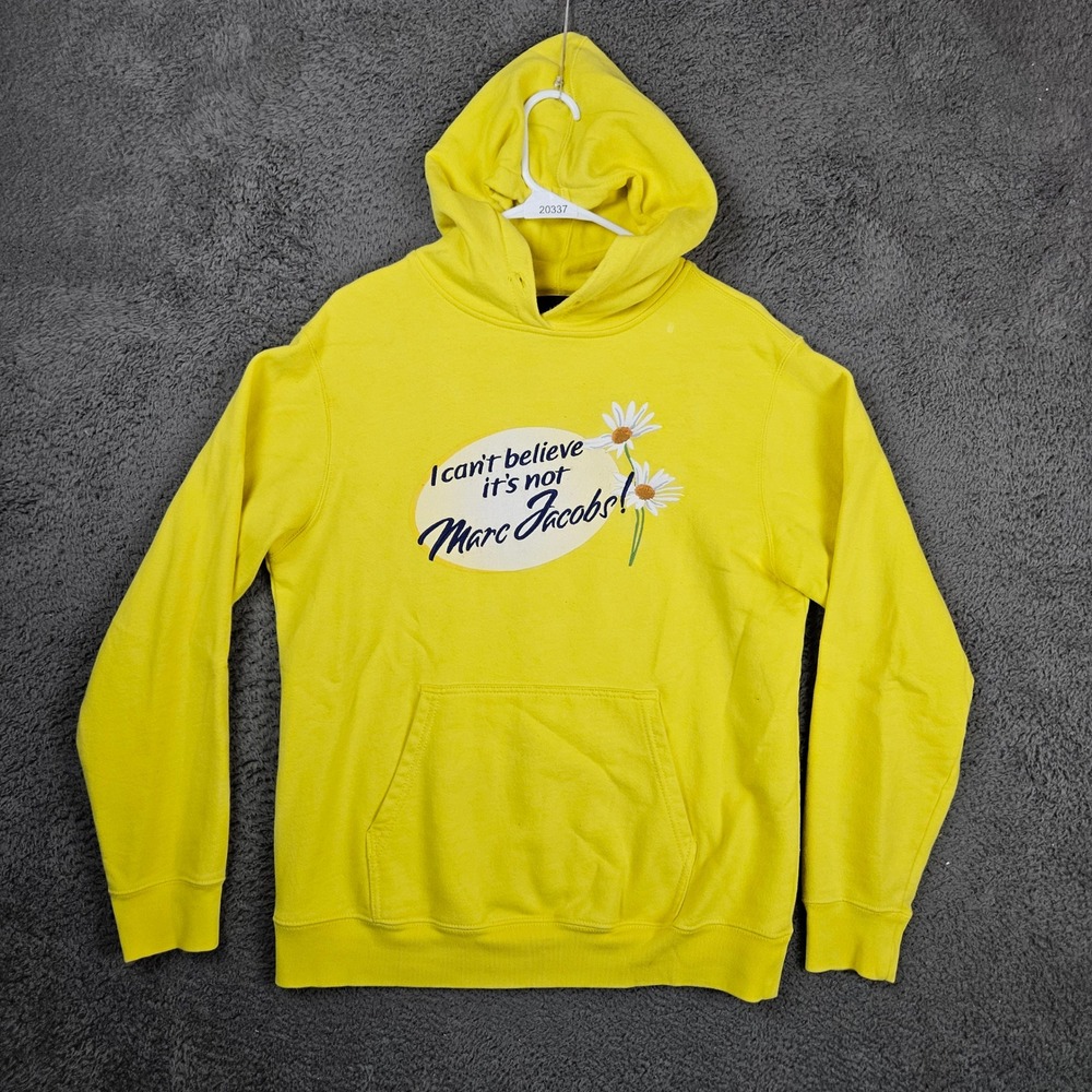 Marc Jacobs X Ava Nirui I Can't Believe It's Not Marc Jacobs Yellow Hoodie Small